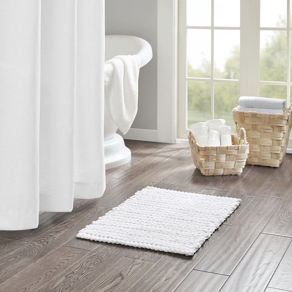 100% Cotton Chenille Chain Stitch Rug