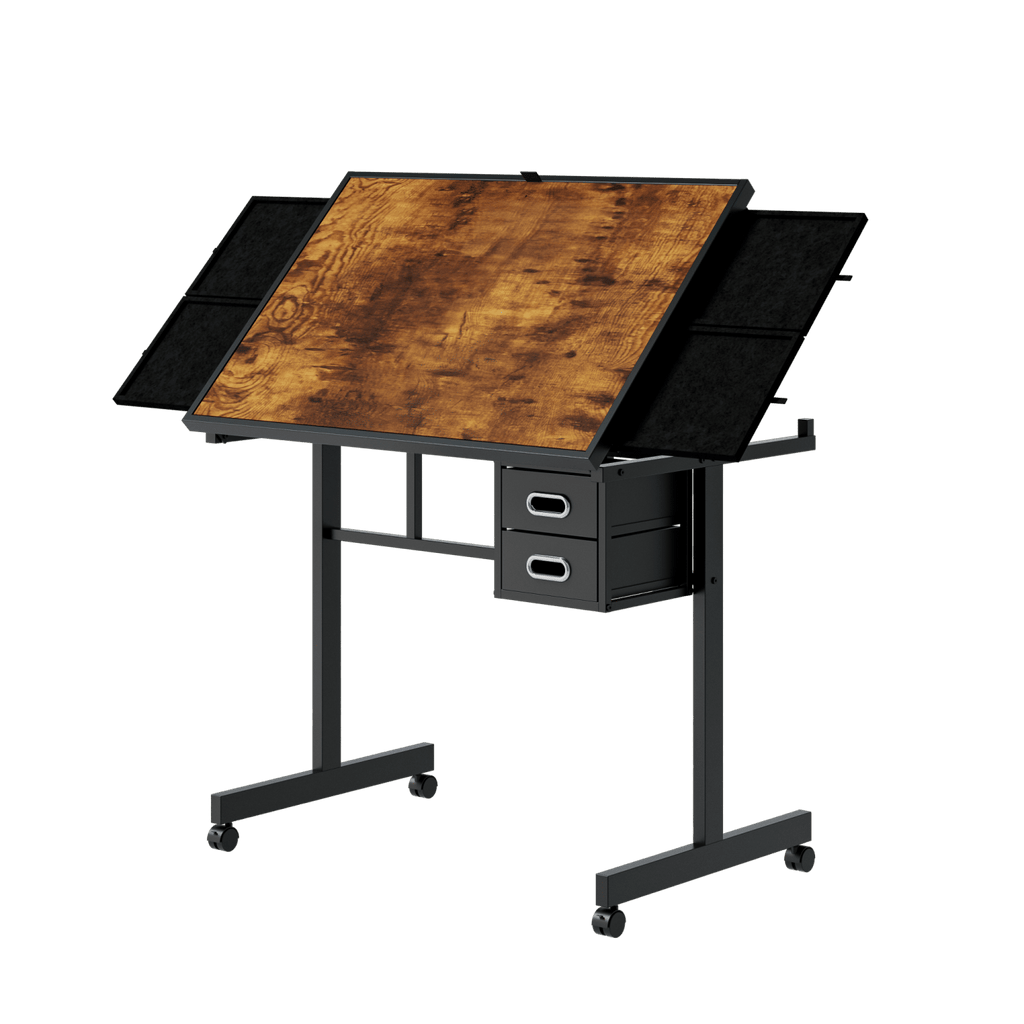 1000 pieces Jigsaw Puzzle metal Table board for adults gift with 4 trays and 2 Drawers