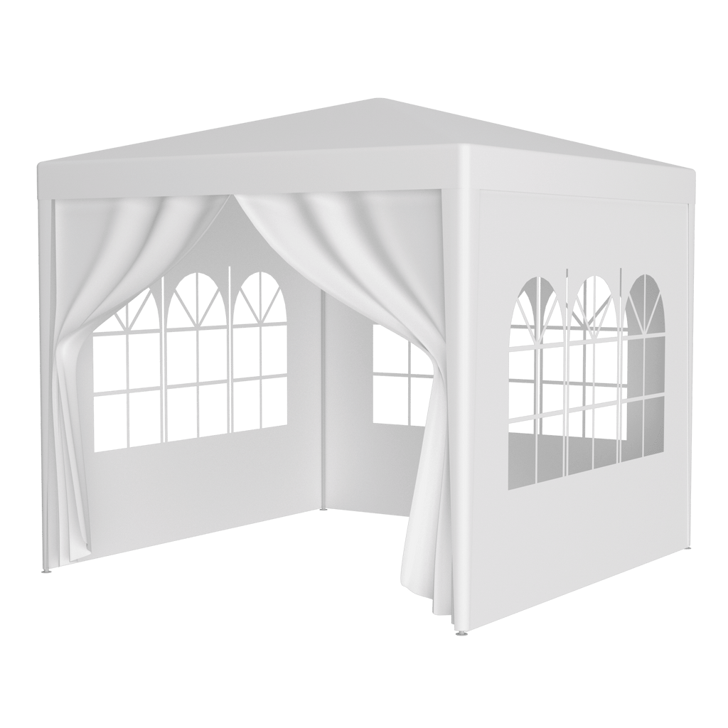 10'x10' Party Tent Outdoor Heavy Duty Gazebo Wedding Canopy + 4 Removable Walls