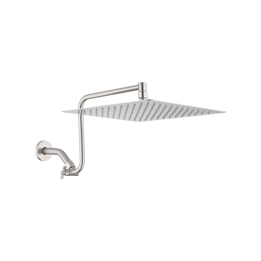 12 inch Adjustable Extension Arm High-pressure Rain Shower Head, Rain Fixed Shower Head