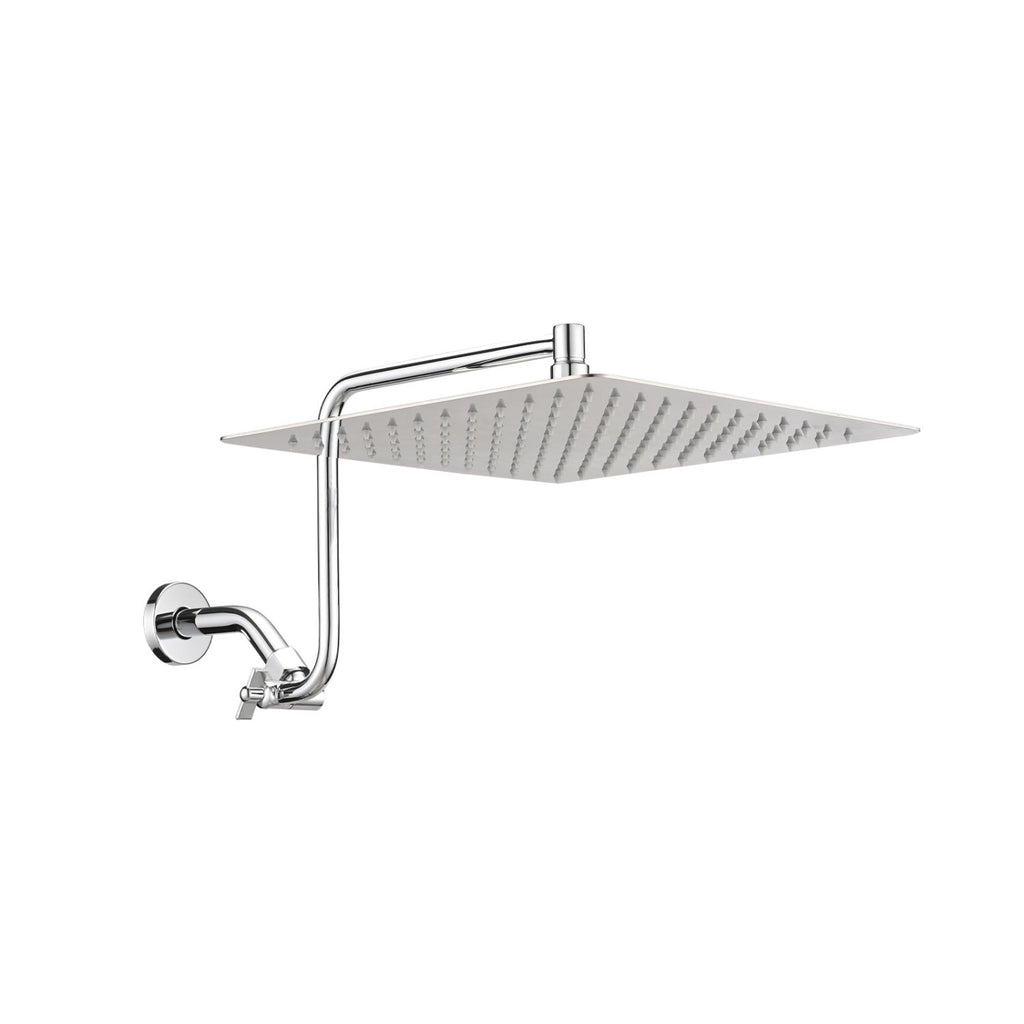 12 inch Adjustable Extension Arm High-pressure Rain Shower Head, Rain Fixed Shower Head