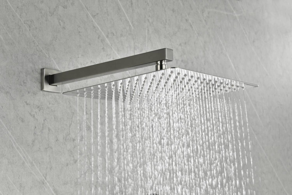 12" Wall Mount Rainfall Square Shower Head