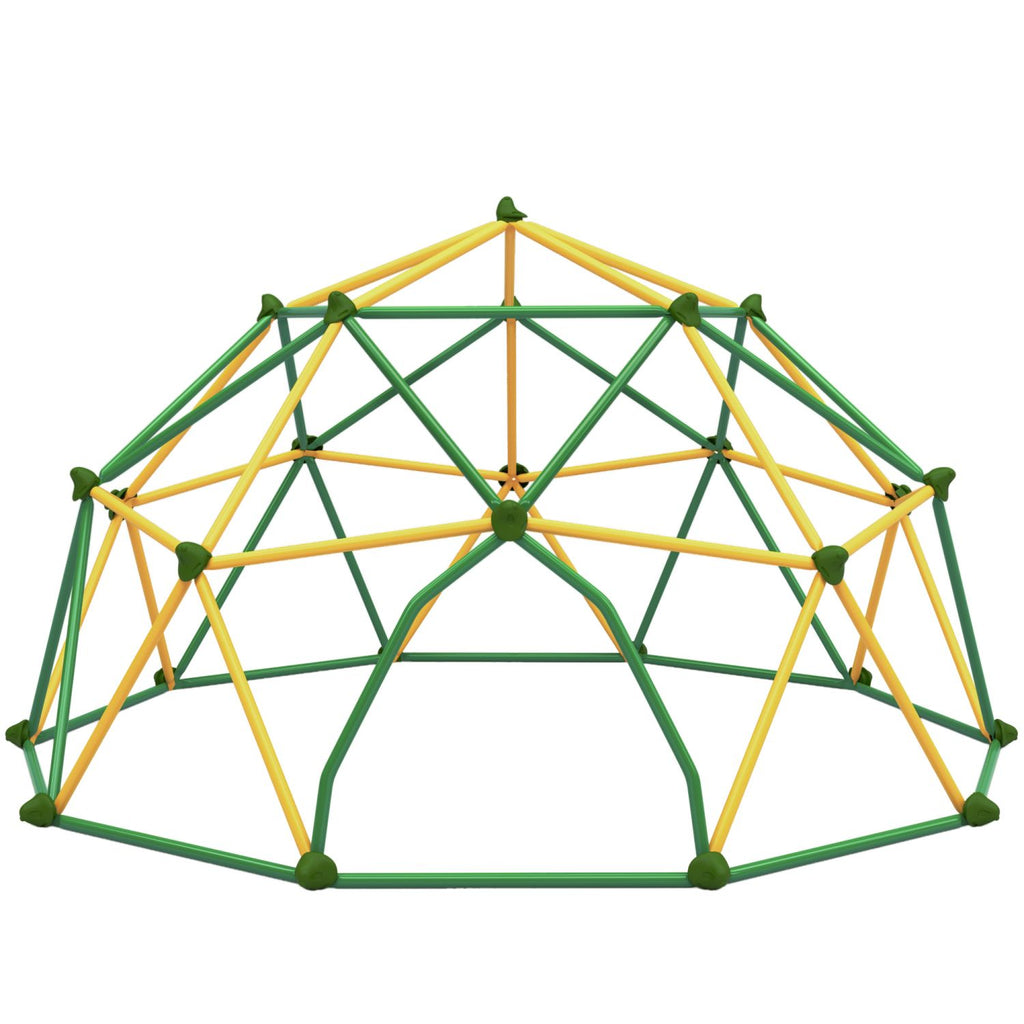 13ft Geometric Dome Climber Play Center, Kids Climbing Dome Tower , Rust & UV Resistant Steel Supporting 1000 LBS