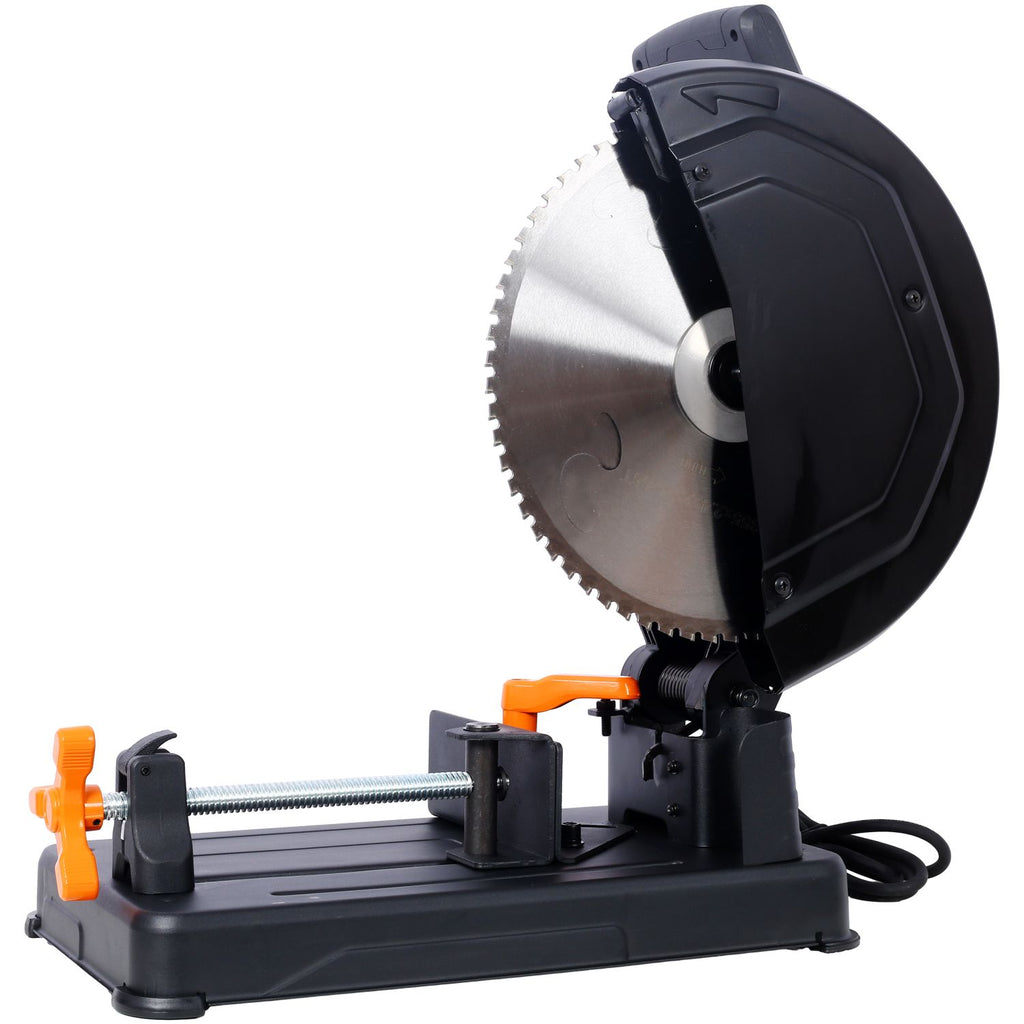 15-Amp Heavy Duty 14 Inch Metal Cutting Chop Saw W/ 2x14 Inch Carbide-Tipped Blade Premium Multi-Material Cut-Off Chop Saw with Carbide-Tipped Metal-Cutting Saw Blade,ETL certificate.