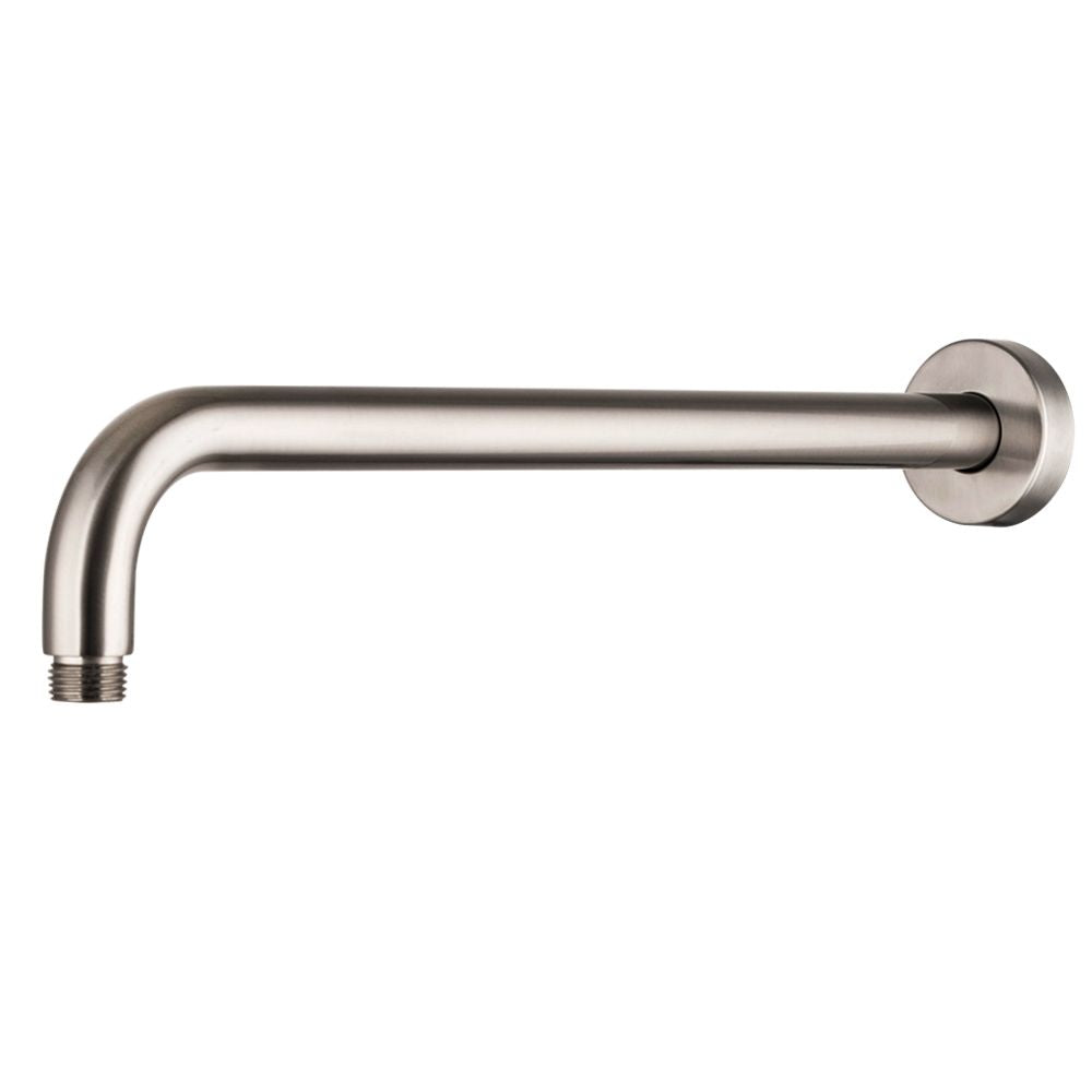 16" Shower Arm with Flange, Brushed Nickel