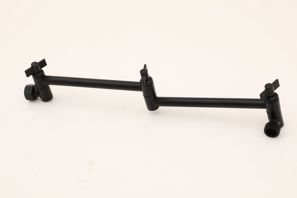 16" Shower Extension Arm, Matte Black