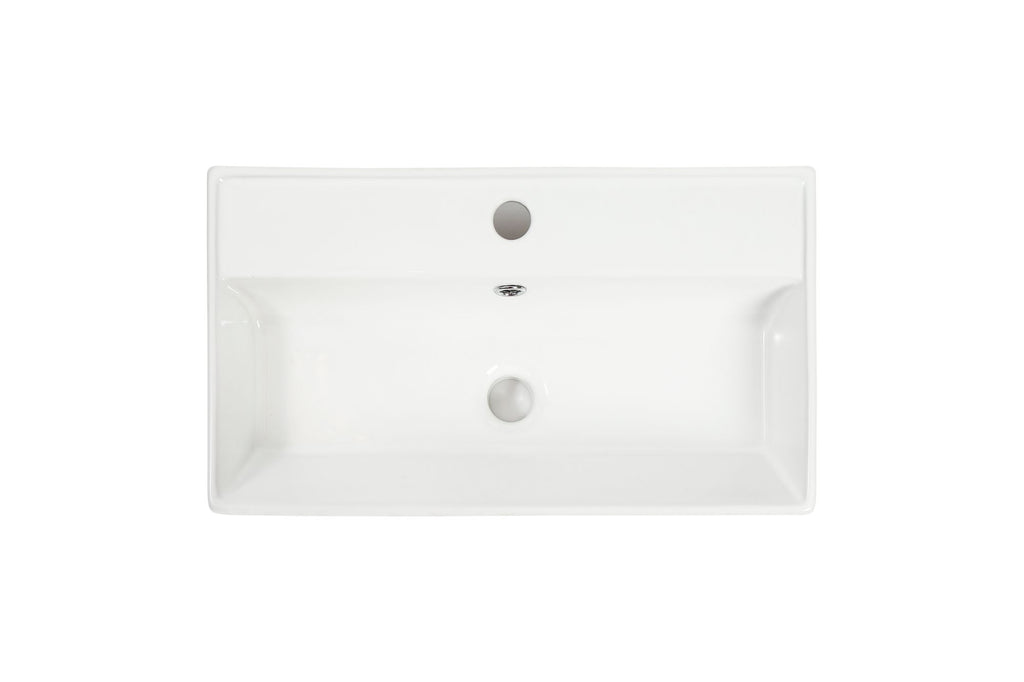 21.6" Basin Only, Glossy White 24V06PB21