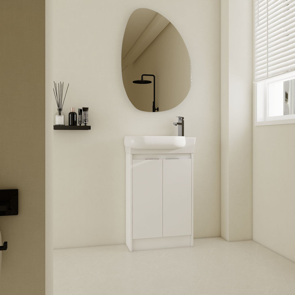23" Freestanding Bathroom Vanity with Sink, Soft Close Doors