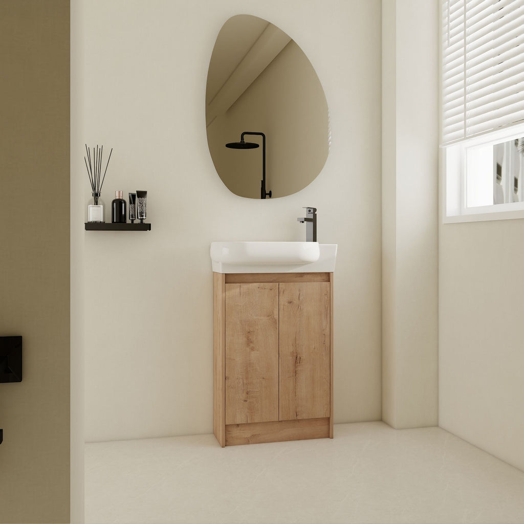 23" Freestanding Bathroom Vanity with Sink, Soft Close Doors