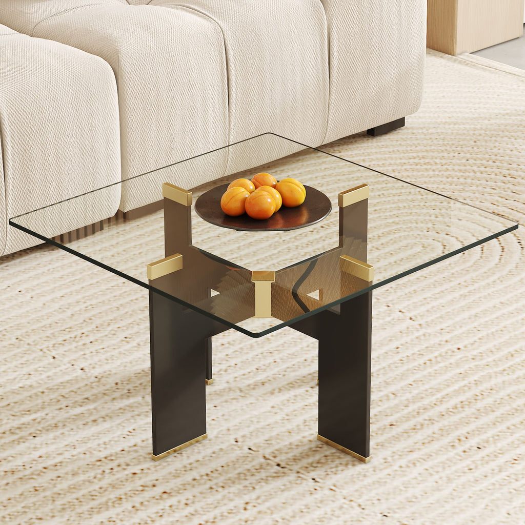 24-inch Square Heat-Resistant Clear Tempered Glass Table Top.Suitable for various occasions such as kitchens and restaurants.Transparent,Separate glass tabletop,24*24*0.23 inch.