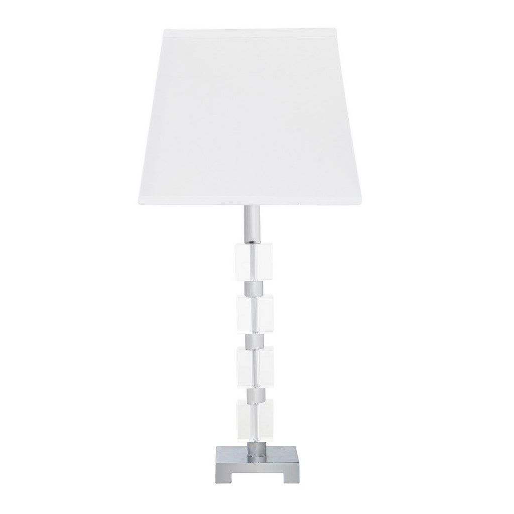 25" Wendi Glam Crystal Cube Ice Table Lamp