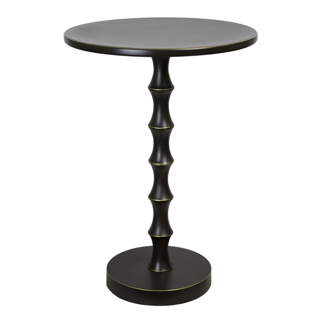 26.75" Contemporary Metal Accent Table in Oil Rubbed Bronze
