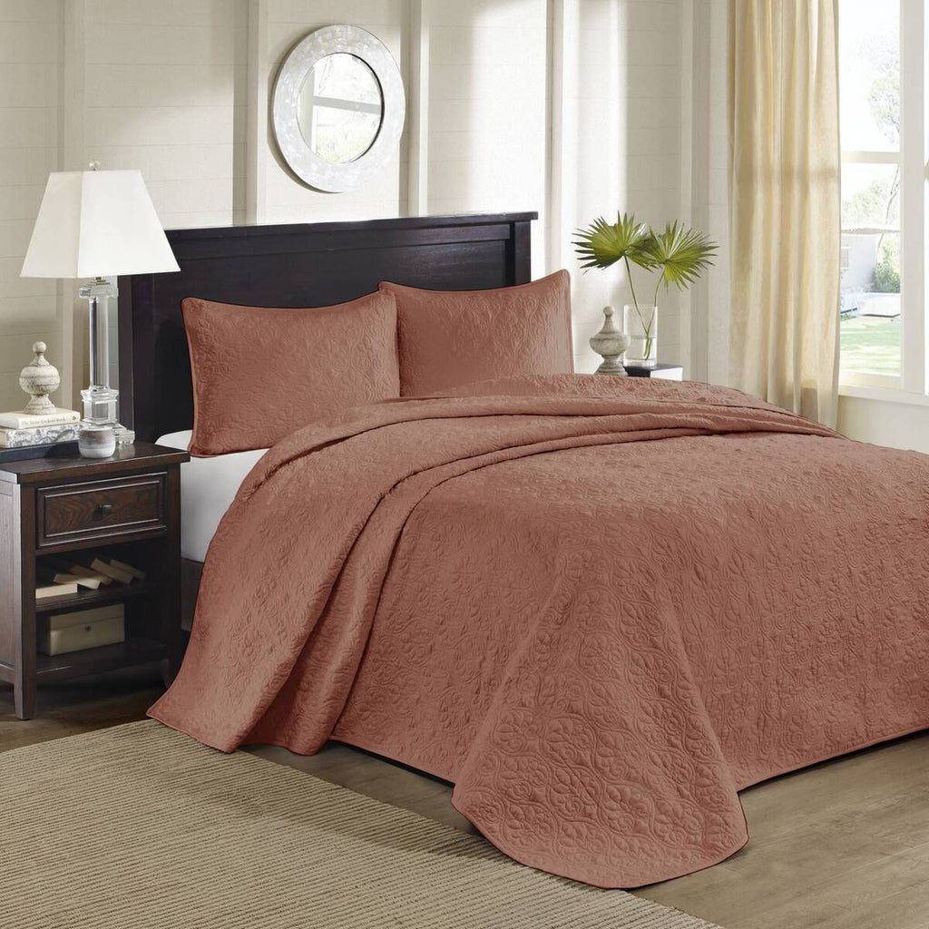 3 Piece Reversible Bedspread Set