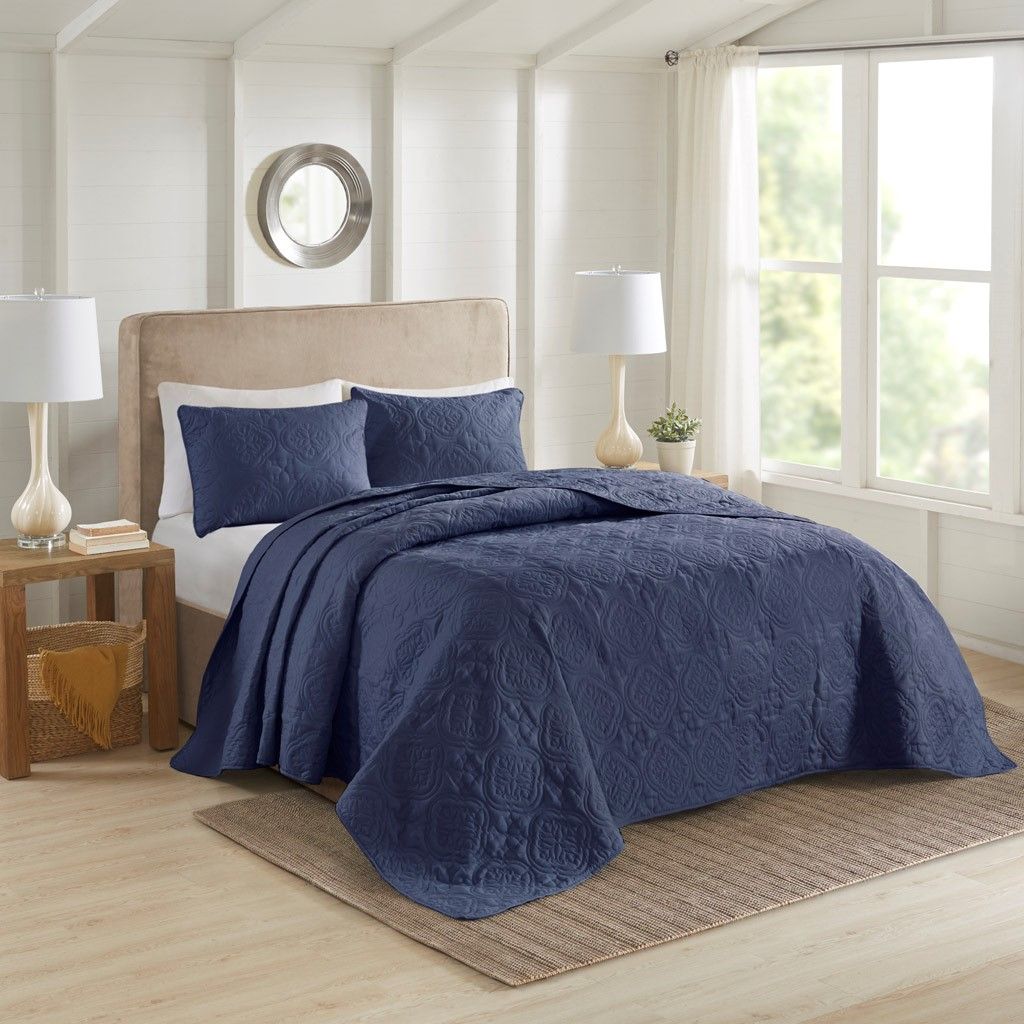 3 Piece Reversible Bedspread Set