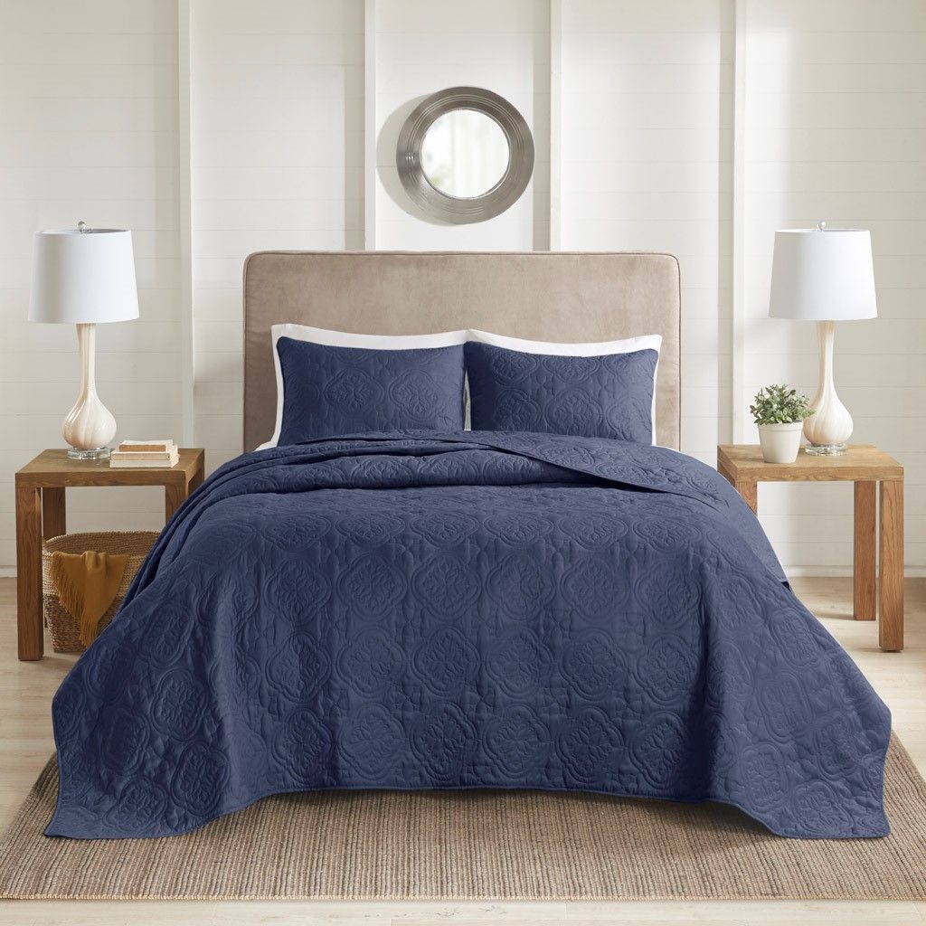 3 Piece Reversible Bedspread Set