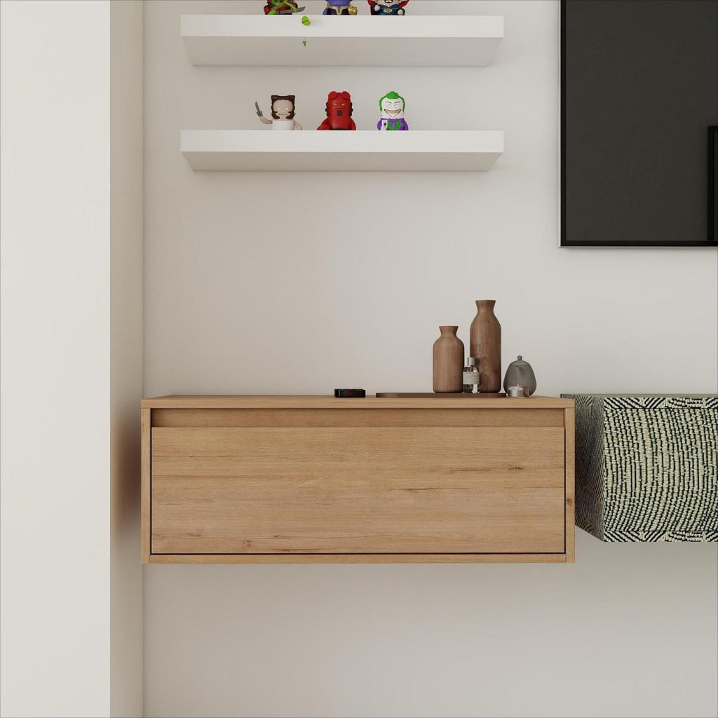 30" (29-1/8")Bathroom Cabinet,Soft Close Drawer,Float Mounting Design (Only Vanity, Without Sink)