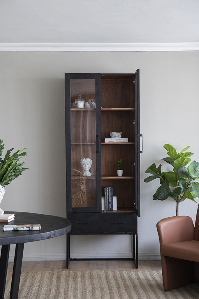 31.5x18x86.5" Cabinet, Black