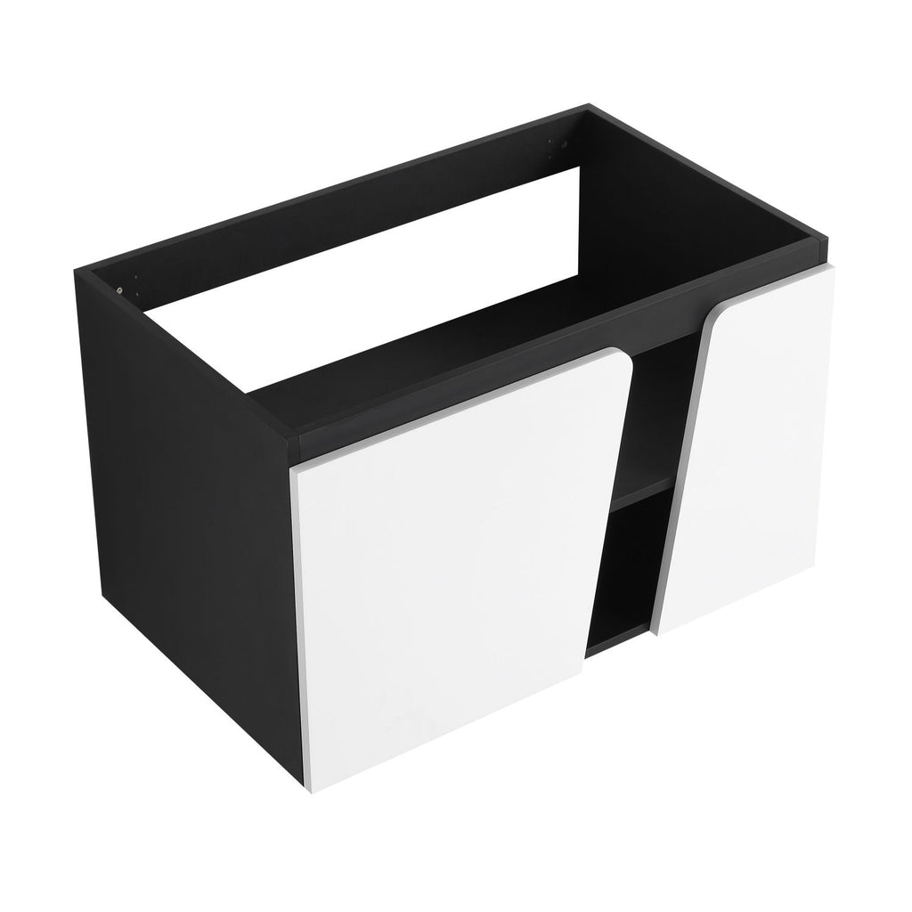 32' Floating Wall-Mounted Bathroom Vanity & Soft-Close Cabinet Door(Only Vanity ,without Basin)