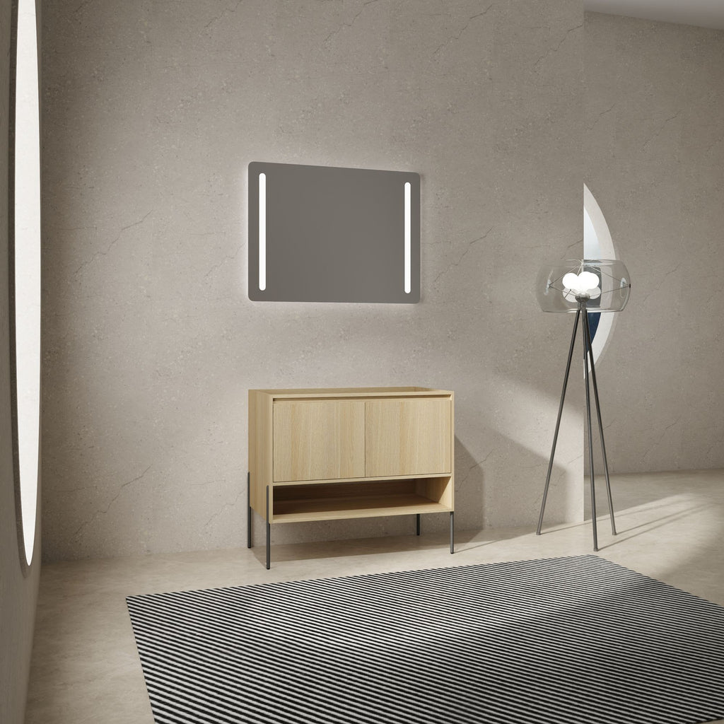 36" Freestanding Bathroom Vanity & 2 Soft-Close Cabinet Doors (KD-Packing)-Excluding Sink