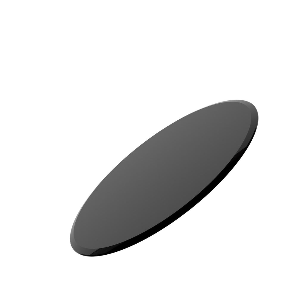 36" Inch Round Tempered Glass Table Top black Glass 1/2" Inch Thick Beveled Polished Edge(old SKU:W1265118650)