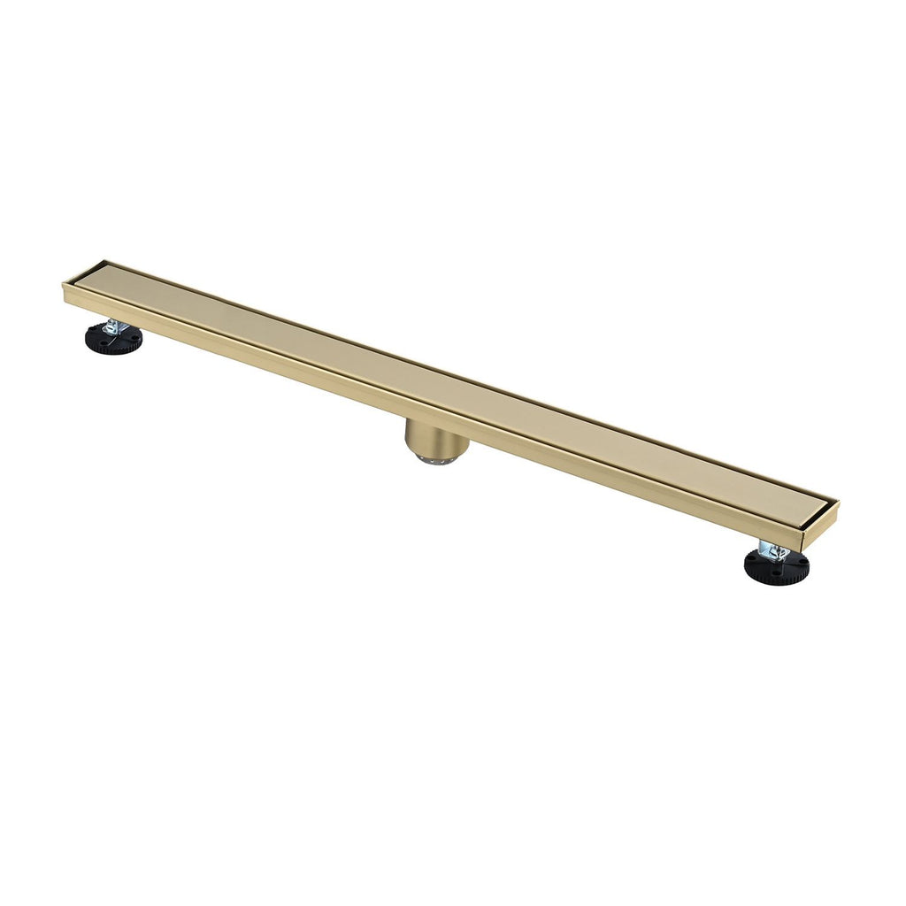 36 Inches Linear Shower Drain, Included Hair Strainer and Leveling Feet