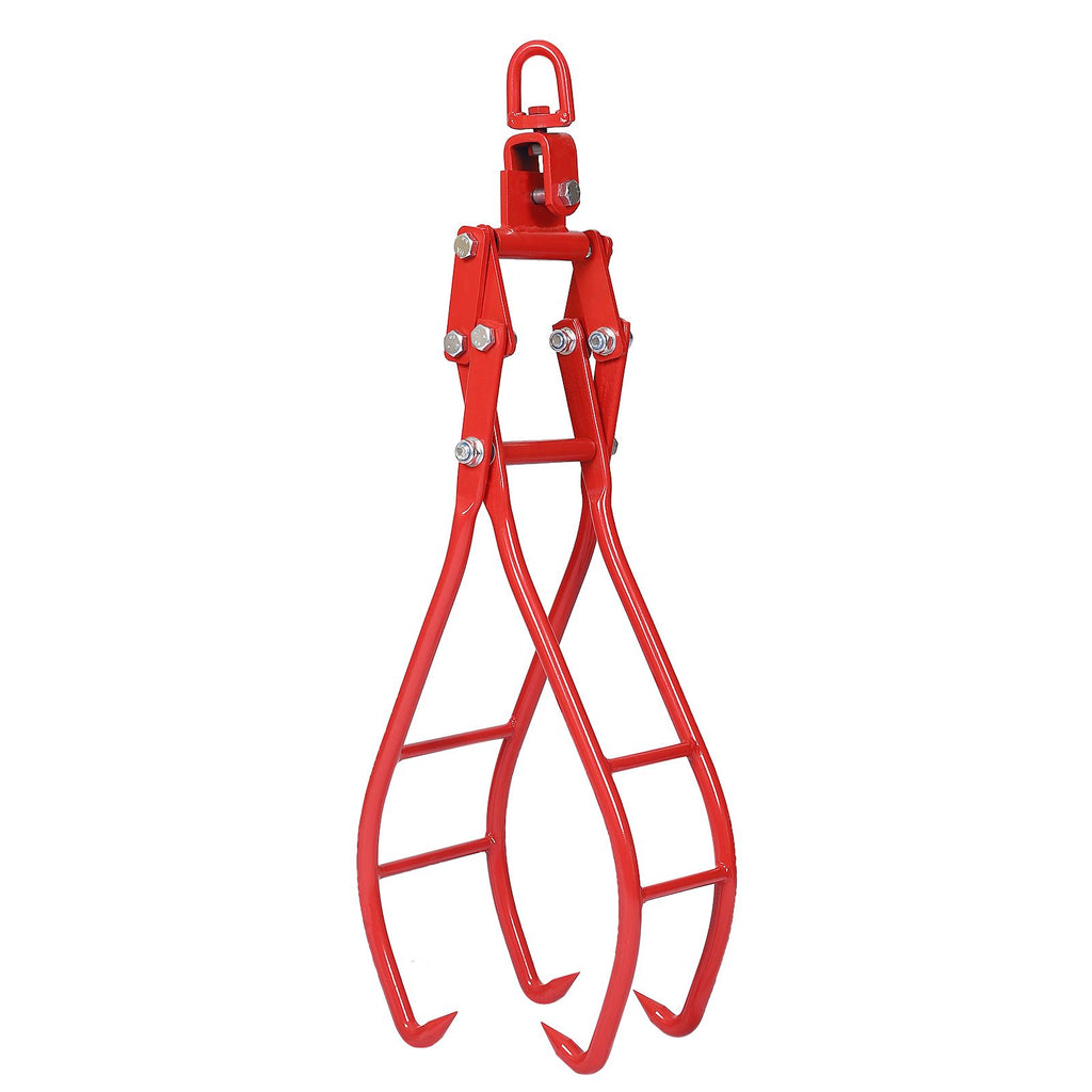4 Claw Timber Log Lifting Logging Tongs Grabber Tong 36"