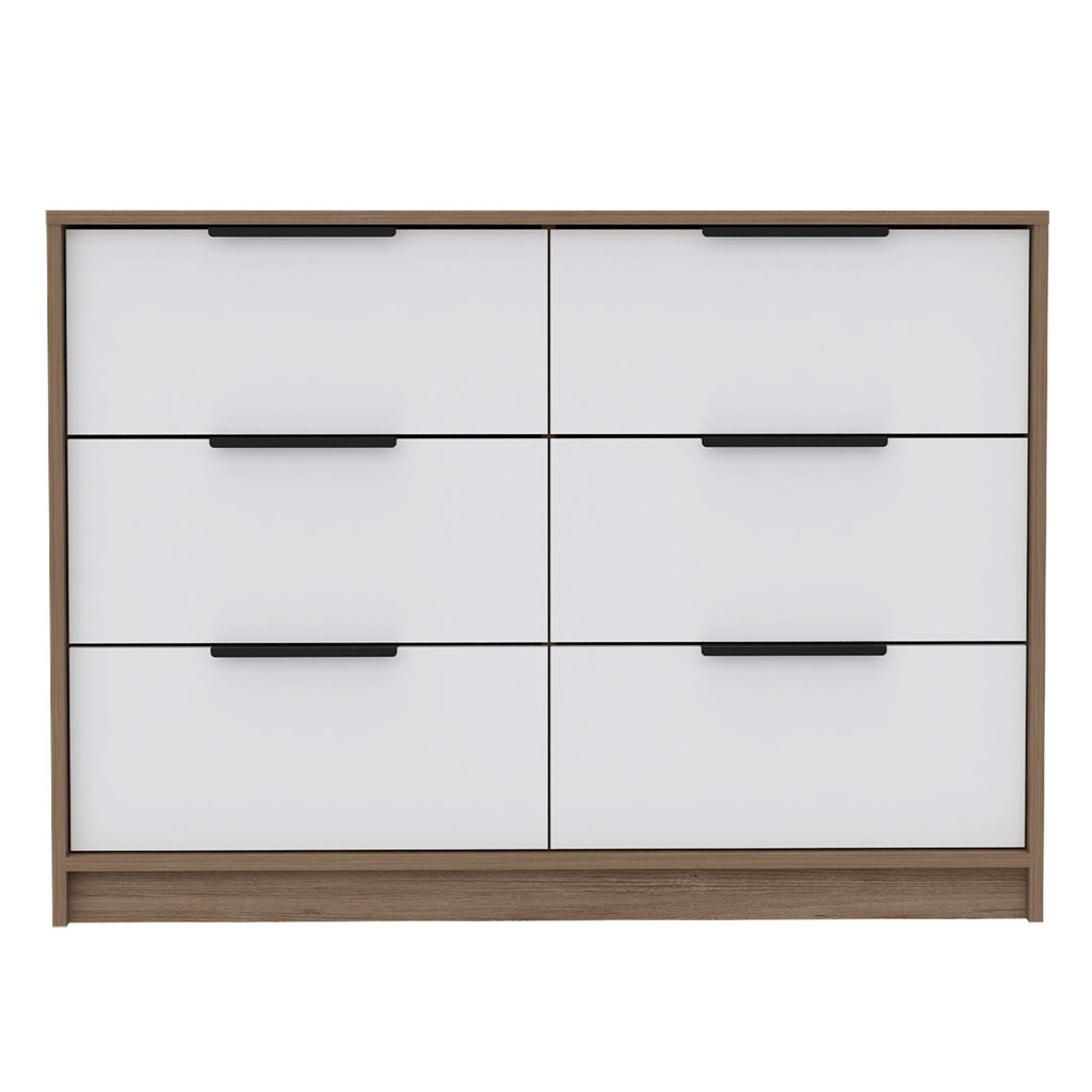 4 Drawer Double Dresser Maryland, Bedroom, Pine / White