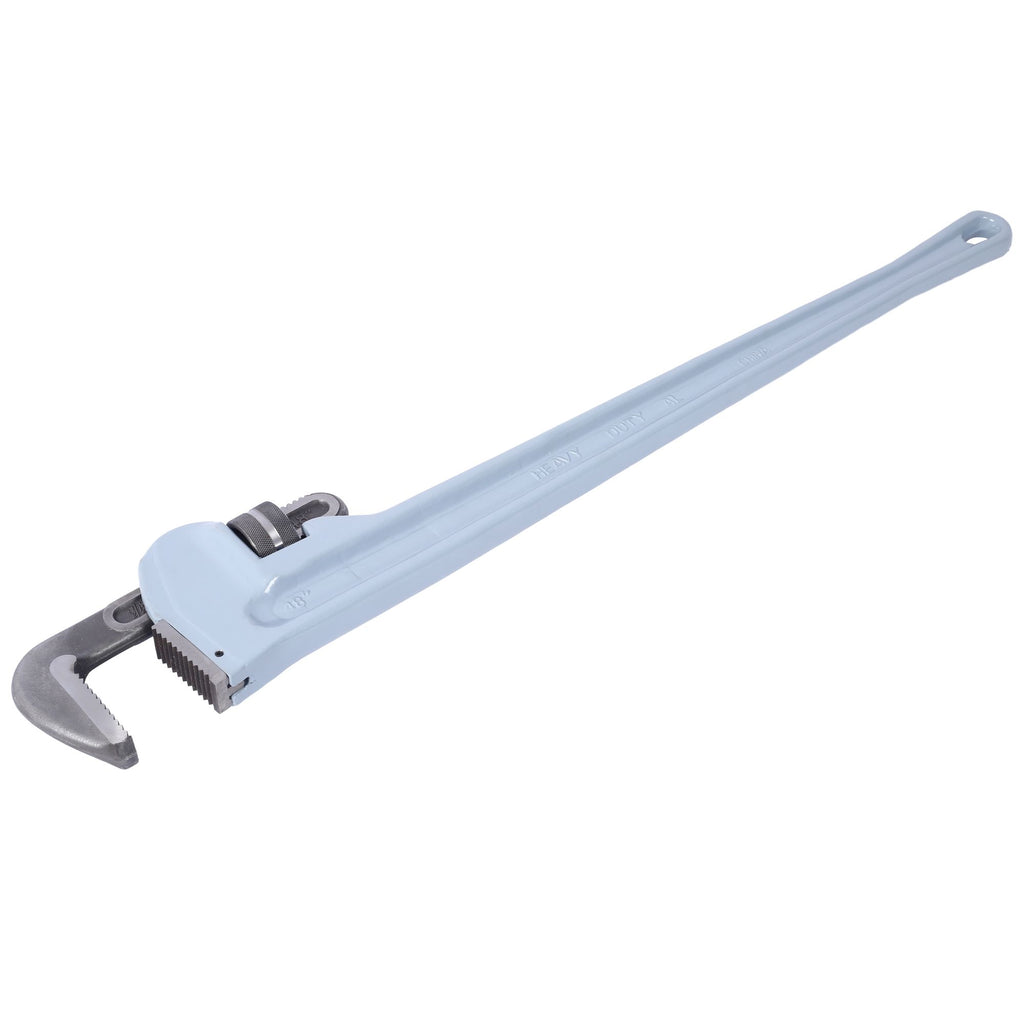 48 inch Pipe Wrench Aluminum Straight Pipe Wrench Heavy Duty 48-Inch Plumbers Wrench,Easy to Carry, Hangable Design, for Water Pipes, Automotive Repairs