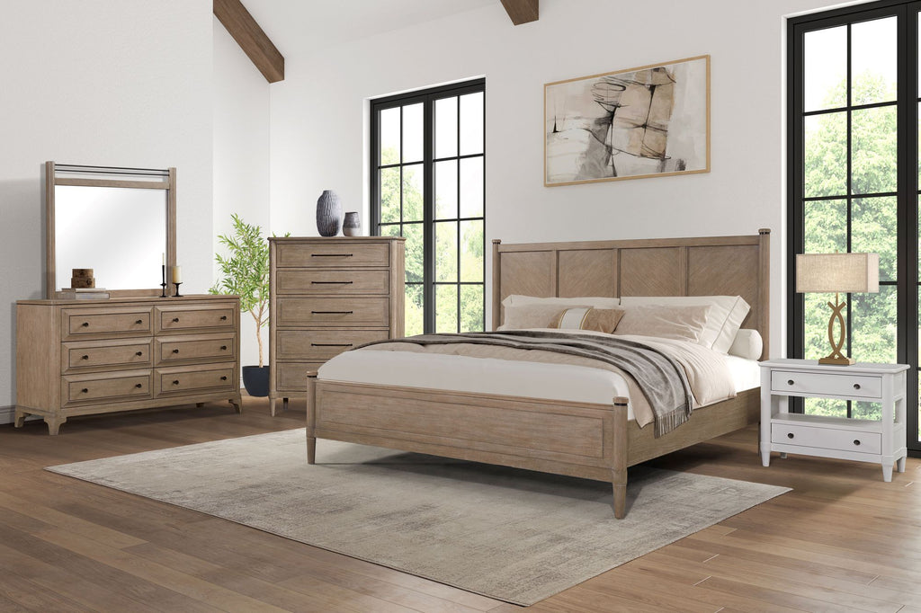 5 Drawer Door Chest Sand Finish
