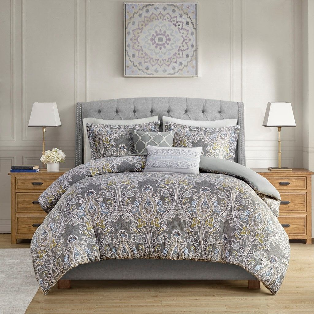 5 Piece Cotton Duvet Cover Set