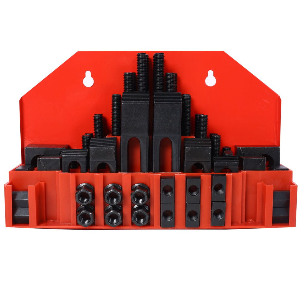 58Pc T-Slot Clamping Kit Mill Machinist Set (5/8 Table Slot 1/2-13 Stud Size)