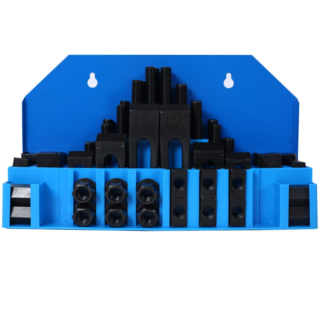 58Pc T-Slot Clamping Kit Mill Machinist Set (5/8 Table Slot 1/2-13 Stud Size)