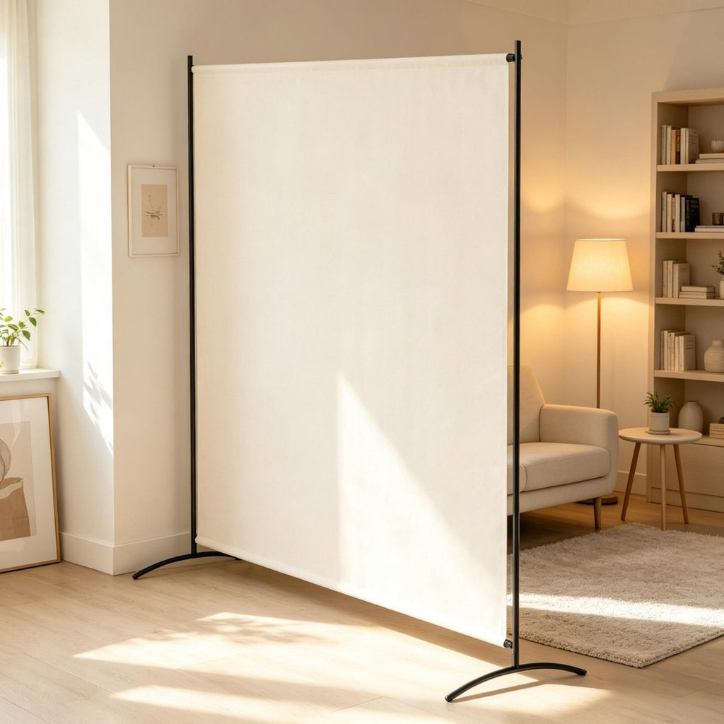 5.9FT Freestanding Outdoor Privacy Screen, UPF30+ UV Protection Room Divider