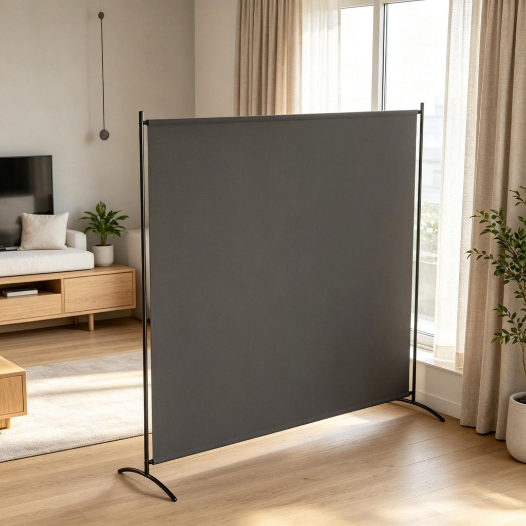 5.9FT Freestanding Outdoor Privacy Screen, UPF30+ UV Protection Room Divider