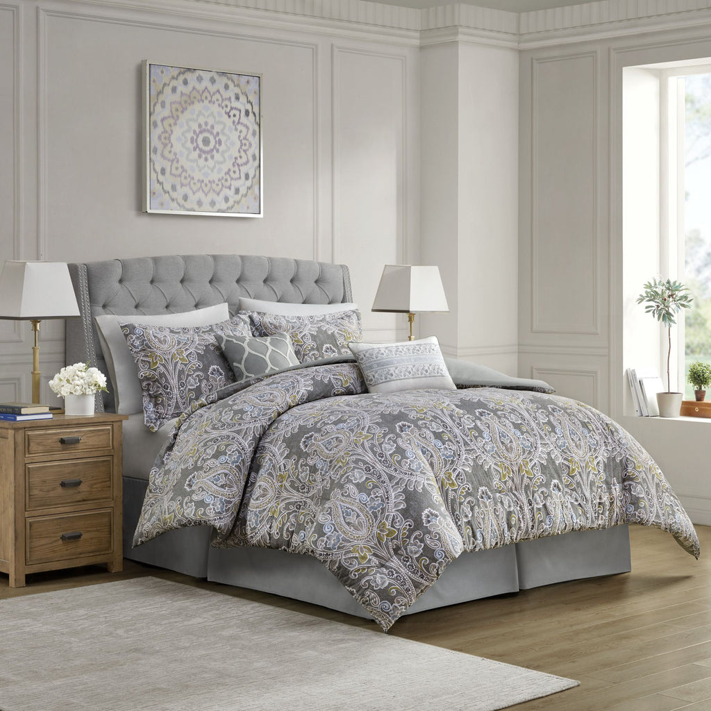 6 Piece Cotton Comforter Set