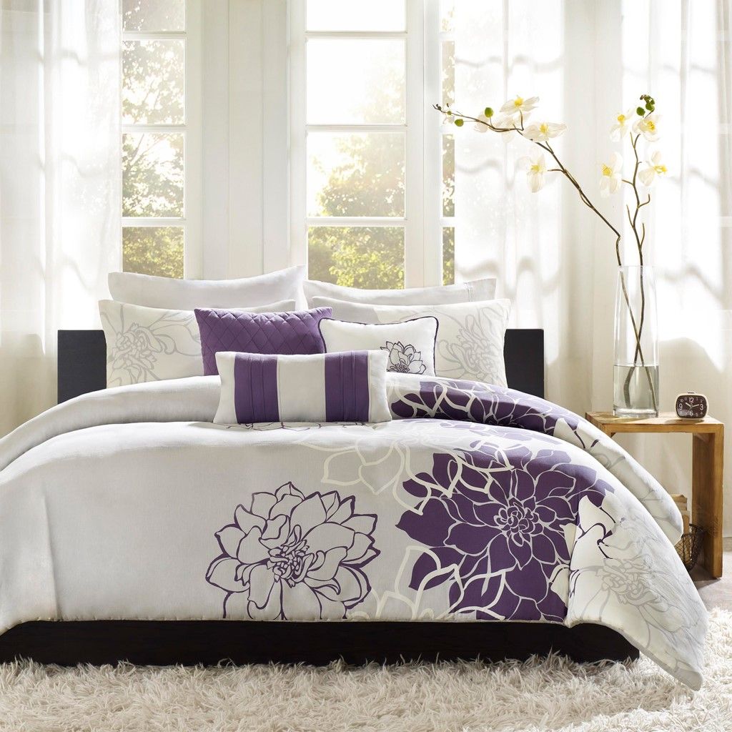 6 Piece Printed Duvet Cover Set