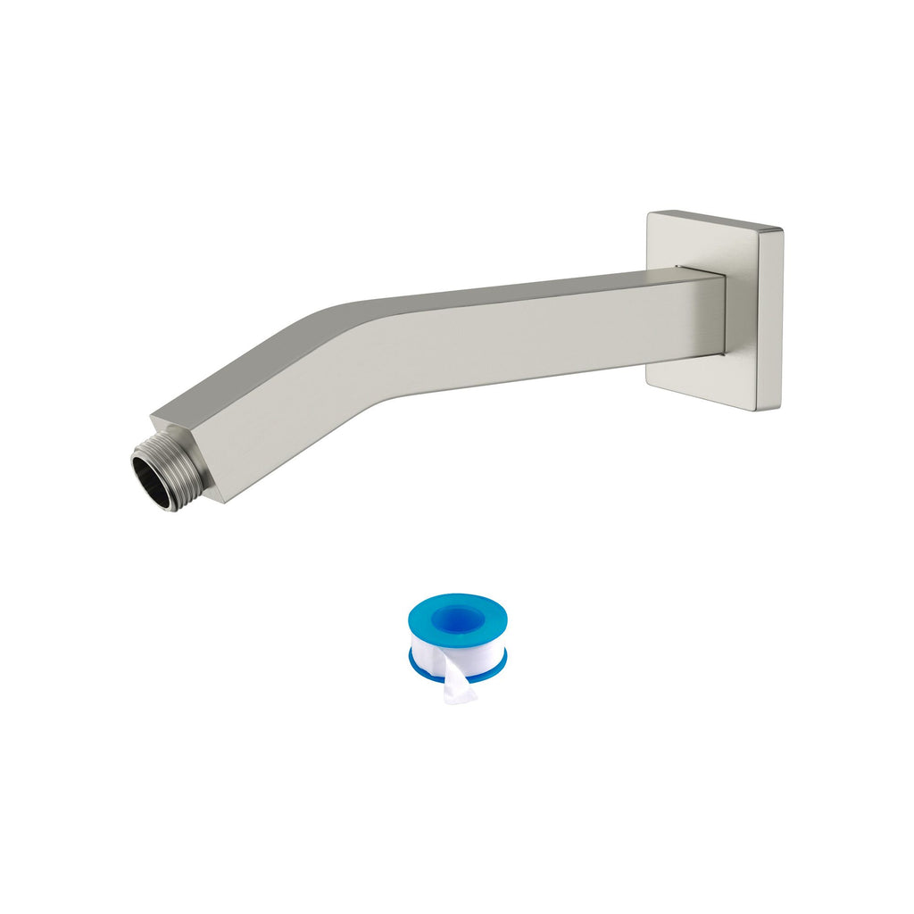 6" Shower Arm with Flange, Brushed Nickel
