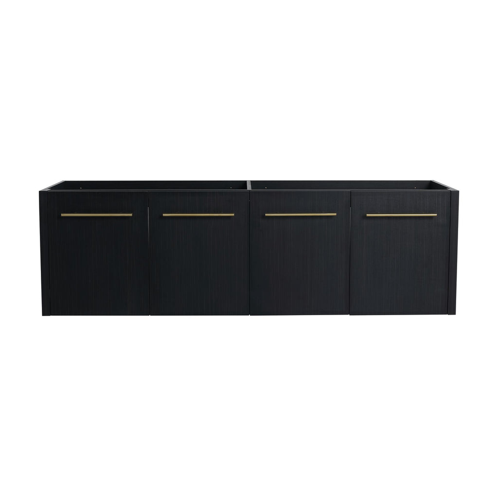 60 Inch Wall-mounted Bathroom Vanity (Only the Cabinet Body, No Top Sink)-BVB09160BCT