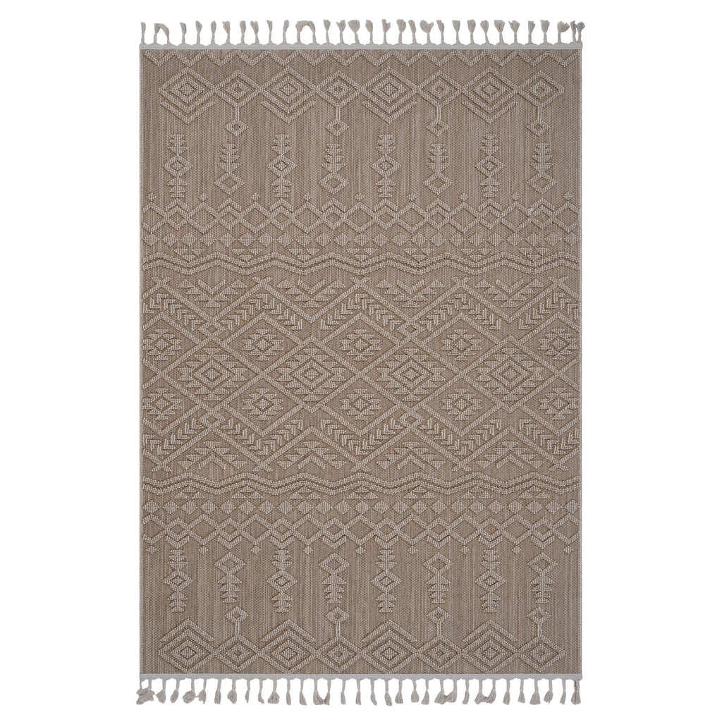 6X9 Natural /Traditional Indoor/Outdoor Area Rug