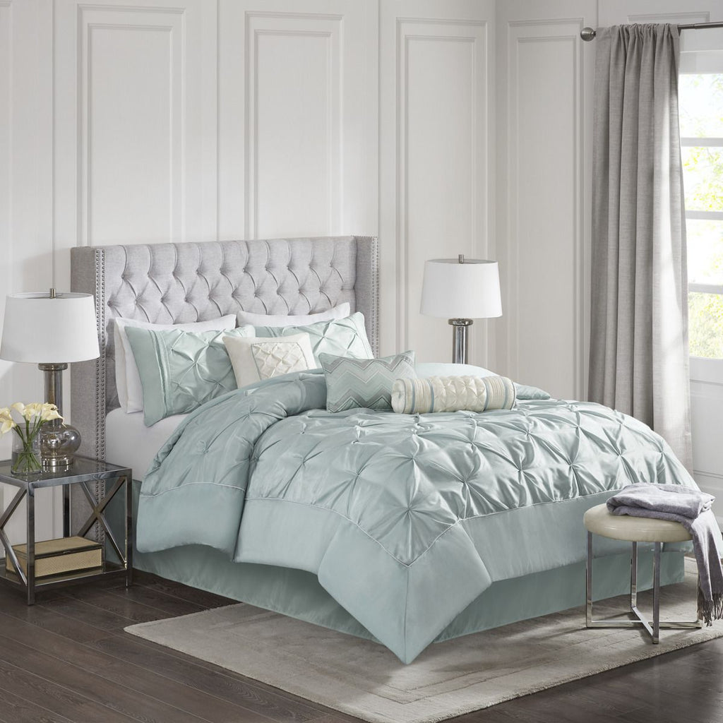 7 Piece Tufted Comforter Set