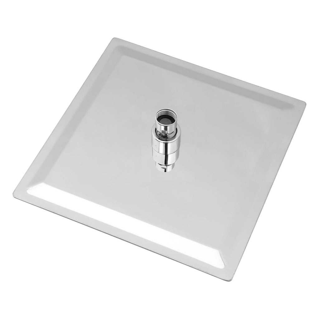 8" Square Rainfall Shower Head, Wall/Ceiling Mounted, Chrome