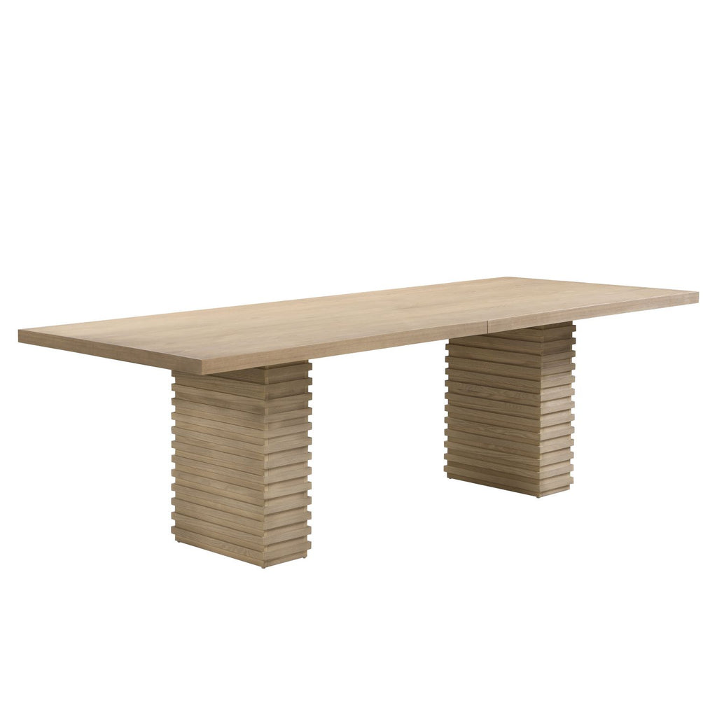 95INCHES DINING TABLE(LIGHT ASH)