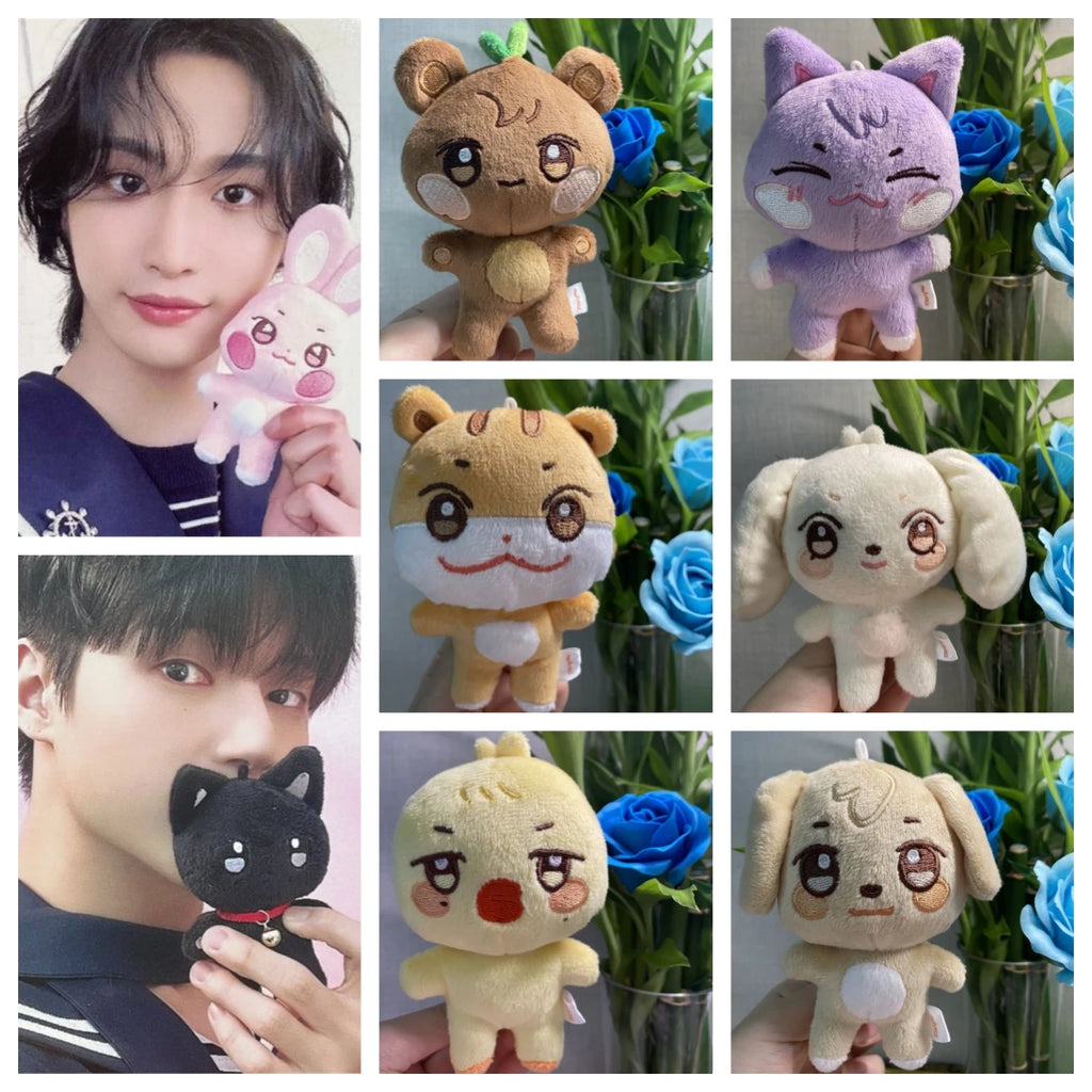 Adorable 10CM Cute Plush Doll Keychain Pendant for Fans Accessories, perfect for adding charm to your collection or bag.