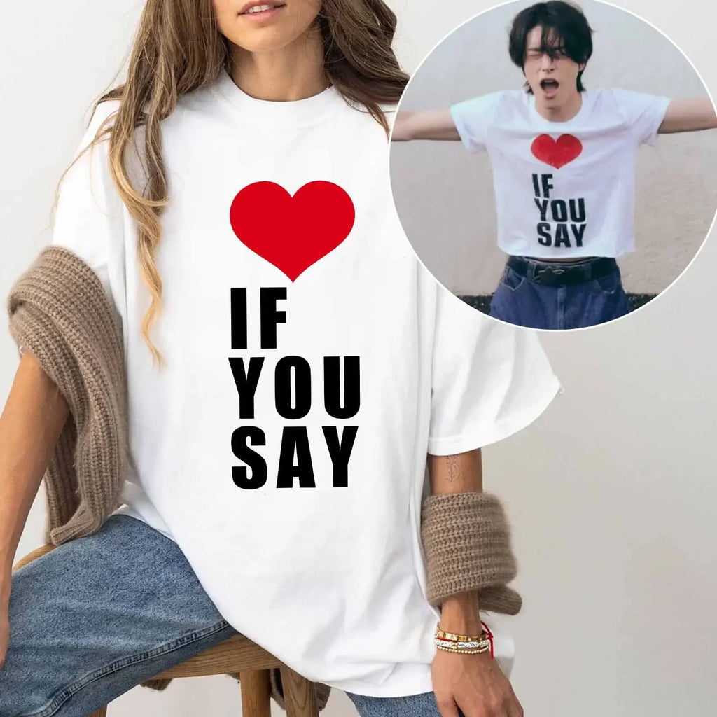 Romance Untold Kpop Love T Shirts for Men and Women Unisex Cotton Summer Aesthetic High Quality Tees