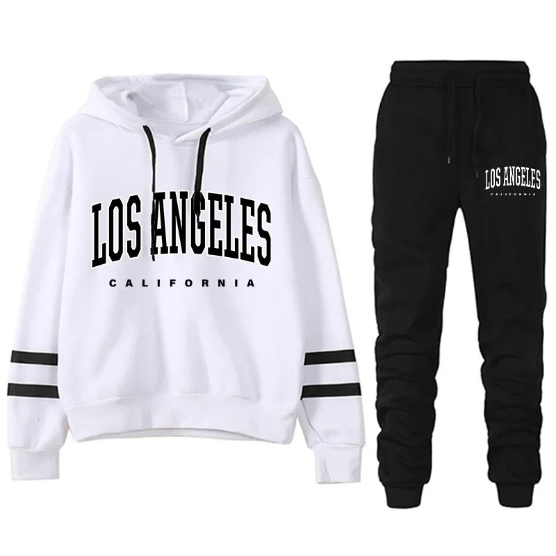 Stylish Casual Women's Hoodie Sweatshirt for Outdoor Activities with Stripe Printing, perfect for comfort and style.