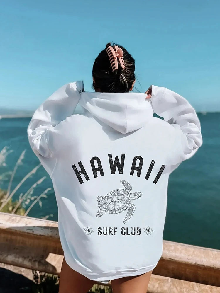 Women's Hoodie With Pocket Long Sleeve Letter Print