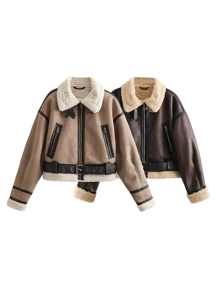French Design Reversible Short Jacket For Women Versatile