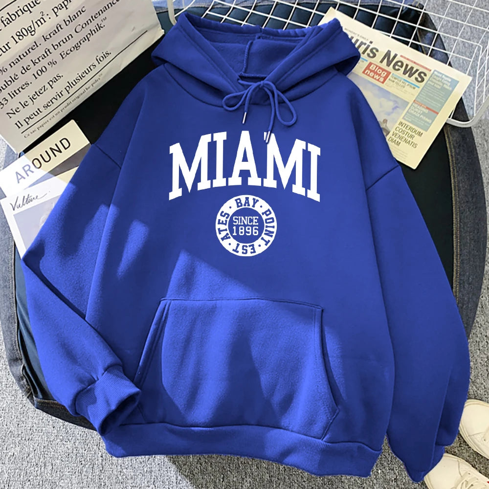 Women Hoodie Multicolor Letter Printing Streetwear Hip Hop