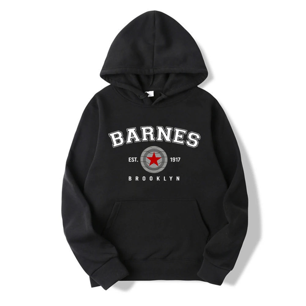 Winter Soldier Hoodie Womens Bucky Barnes Sweatshirt