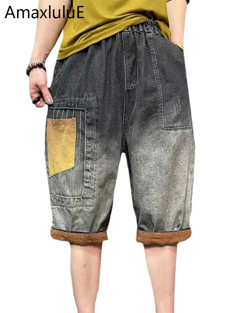 Loose Denim Harem Pants For Women Vintage Style Relaxed Fit